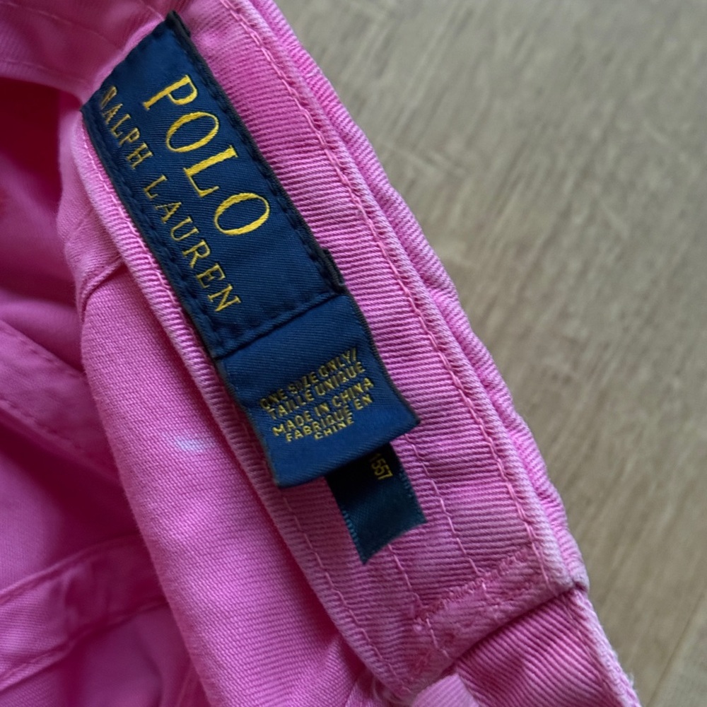 Polo Ralph Lauren Pink Baseball Cap - Picture 10 of 12